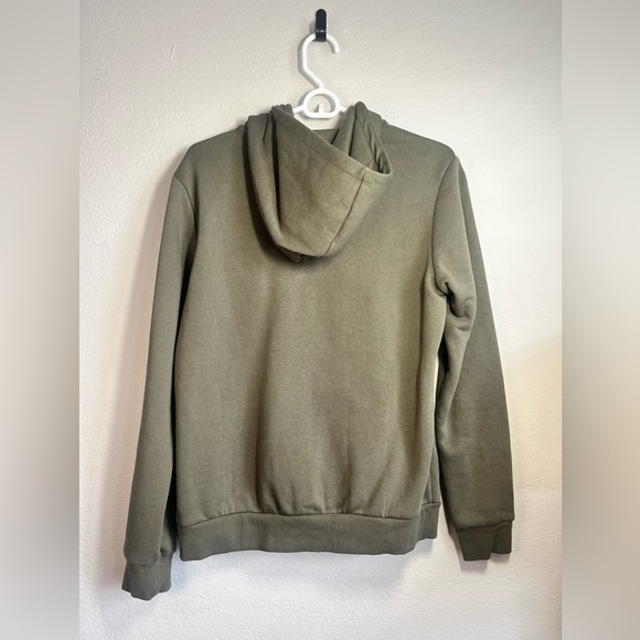 PUMA Women's Power Logo Hooded Sweatshirt, Grape Leaf - Picture 6 of 8